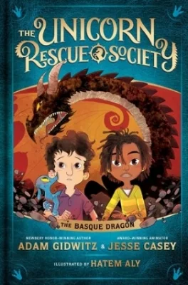 Elliot and Uchenna—and Jersey!—have barely recovered from their first adventure with Professor Fauna when he approaches them with an all-new quest. Except this time they're going to have to cross an ocean. In the mountains of the Basque Country, the Unicorn Rescue Society must track down a missing dragon. But how could someone even kidnap a dragon? And for what evil purpose? And is their newest, fire-breathing rescue more than they can handle? New challenges await in this second book in the Unicorn Rescue Society series, a brand-new fantasy-adventure from Adam Gidwitz. Illustrated throughout, it’s the perfect fit for newly independent readers looking for a story full of adventure, fun, and friendship. Releases July 10