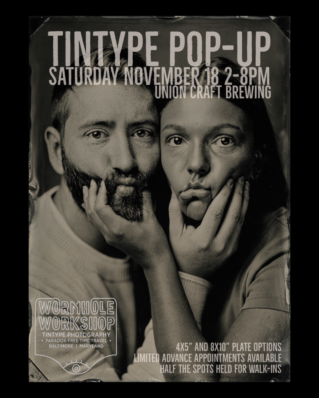 Tintype Portrait Pop-Up at Union Craft Brewing