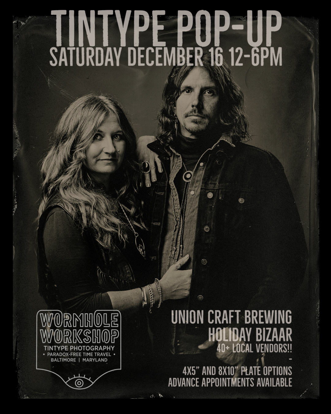 Tintype Portrait Pop-Up at Union Collective Holiday Bizaar