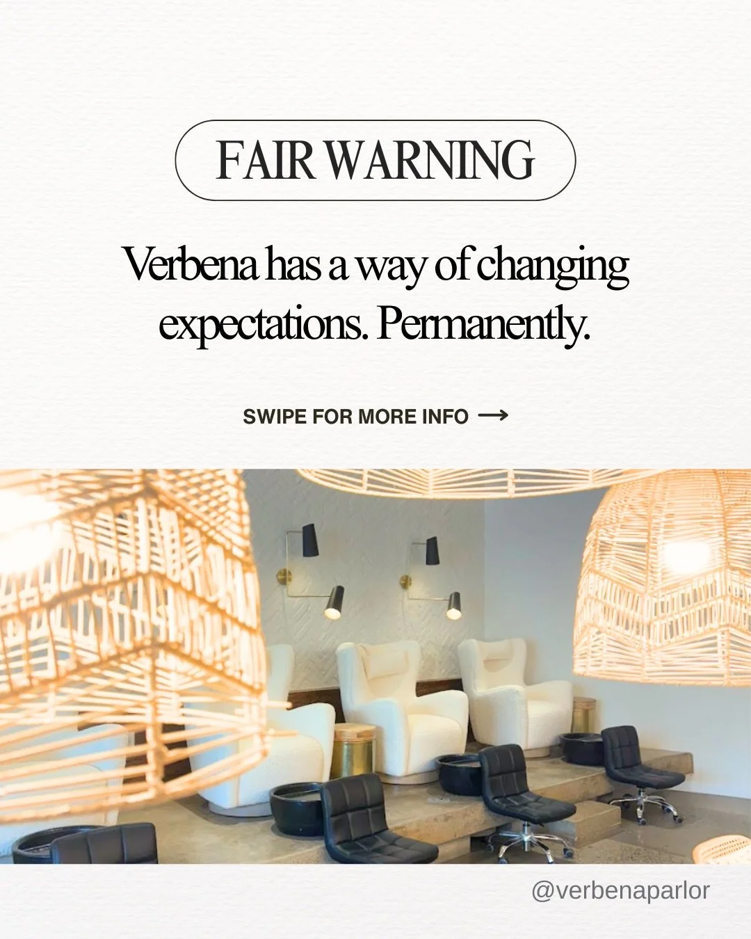 Fair warning. Verbena ruins average nail salons.

No rushing. No chaos. No mystery pricing. Just certified technicians, meticulous care, and an obsessive commitment to nail health. From hospital-grade sterilization to hypoallergenic, HEMA-free, and T