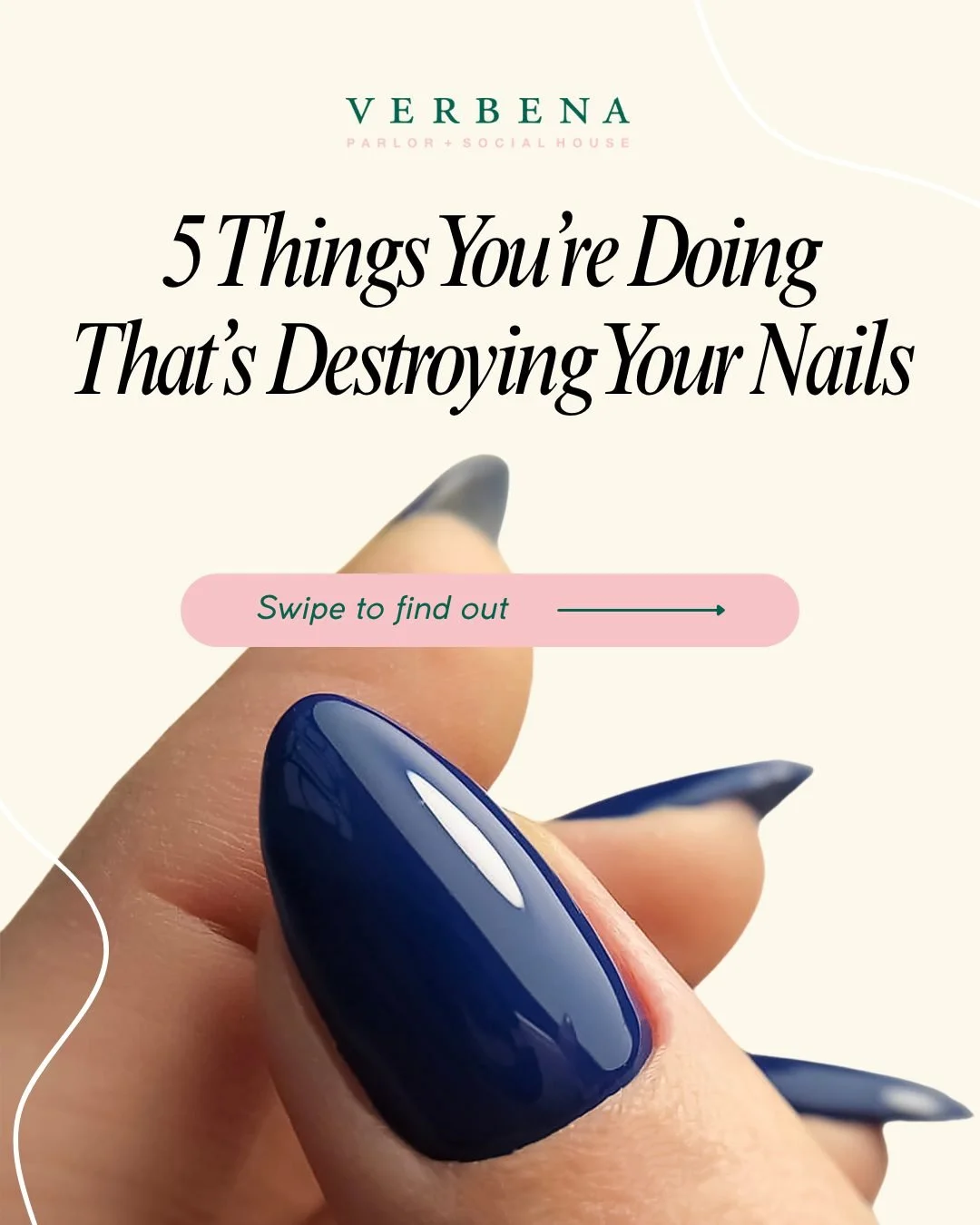 Most people focus on how their nails look, but what you don&rsquo;t do matters just as much.

In this post, we&rsquo;re sharing 5 common habits to avoid if you want stronger, healthier nails. Things like peeling off gel, over-filing, or using harsh p