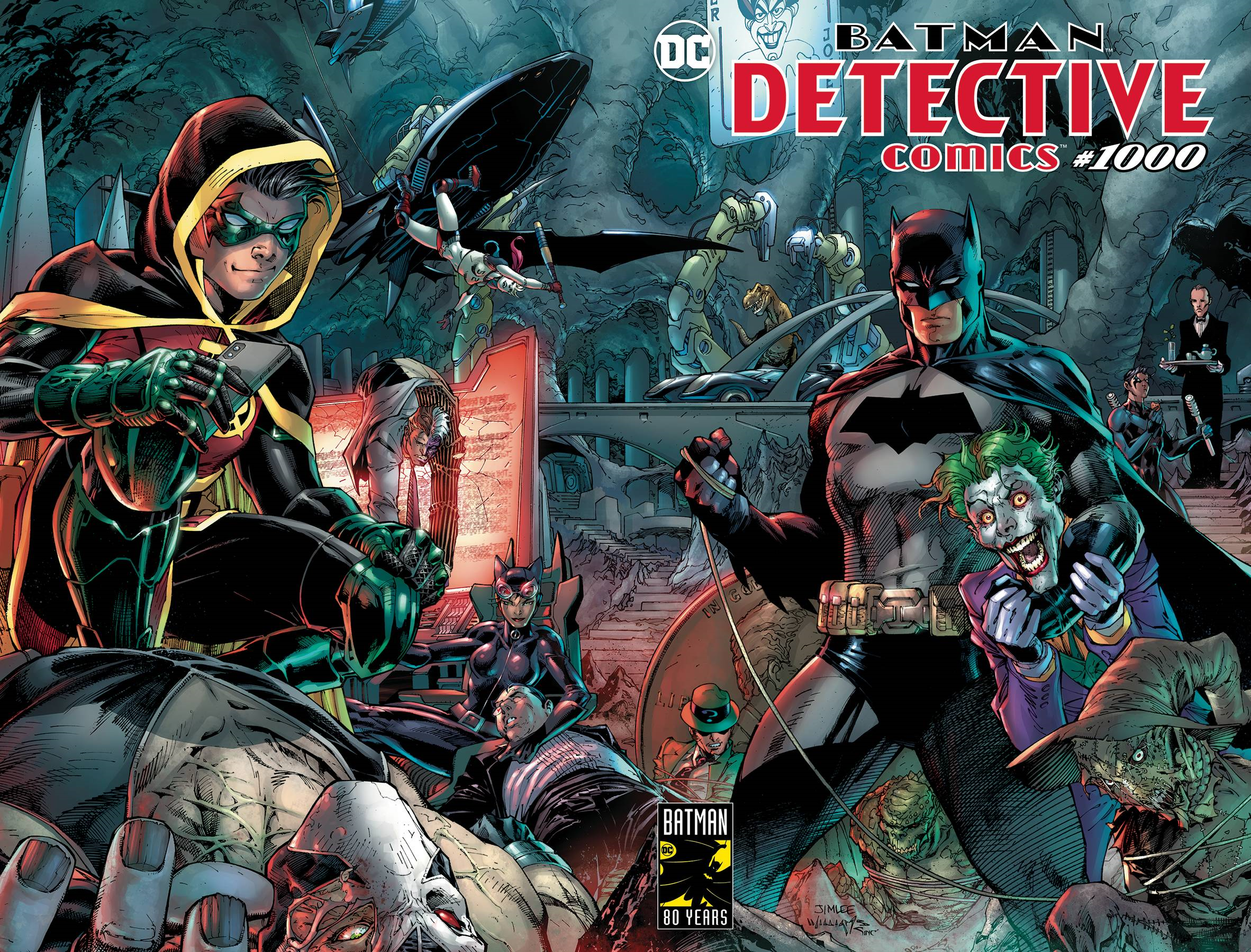 Detective Comics #1000 regular cover by Jim Lee & Scott Williams