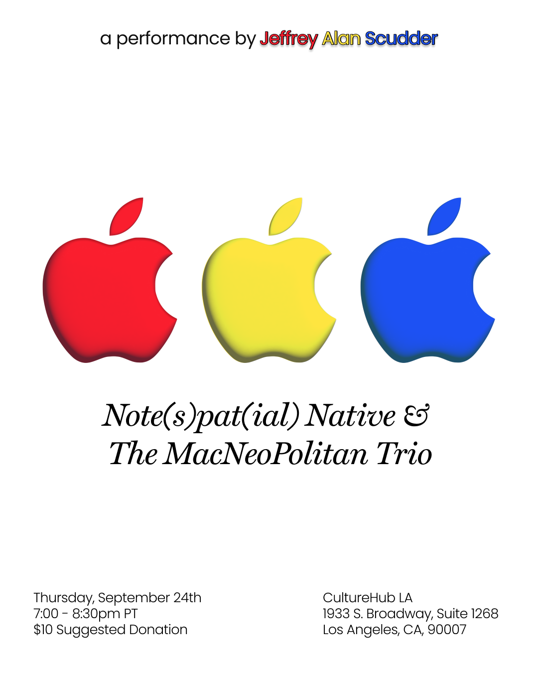 Note(s)pat(ial) Native & The MacNeoPolitan Trio