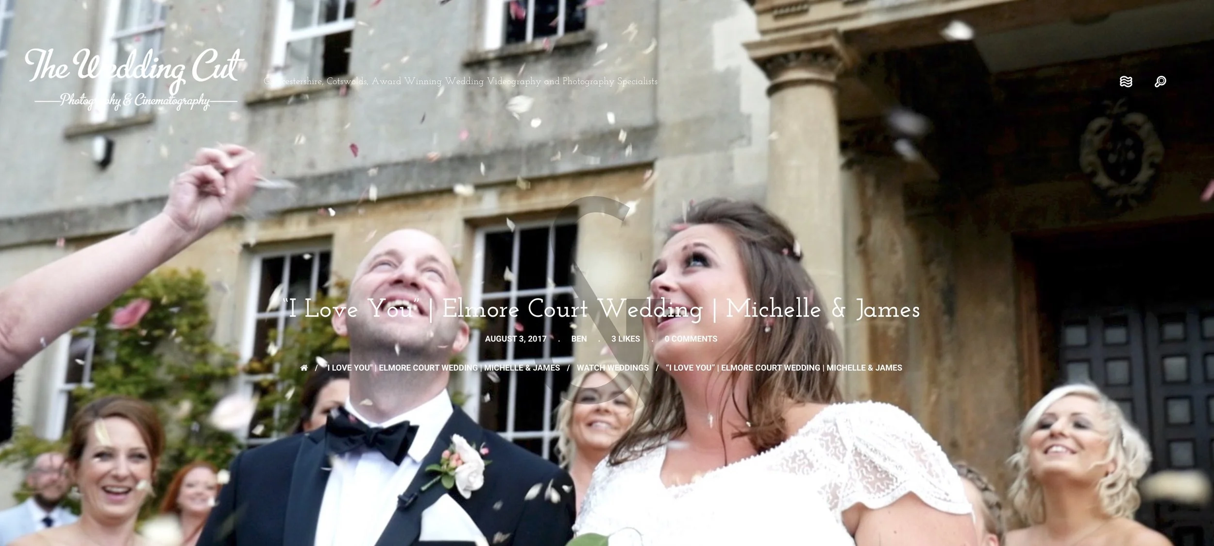 “I Love You”  Elmore Court Wedding  {Michelle & James}