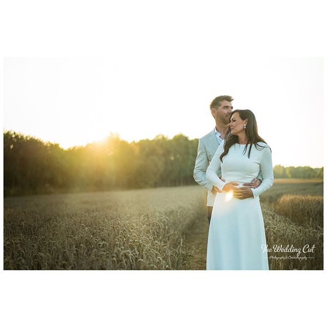 Couldn&rsquo;t resist sharing some of these screen grabs from our video footage. Quick grade, and using #filmconvert we are chuffed by how this footage is turning out. #sunset #goldenhour #goldenwheat #frogmillwedding #frogmill #thefrogmill 
Main pho