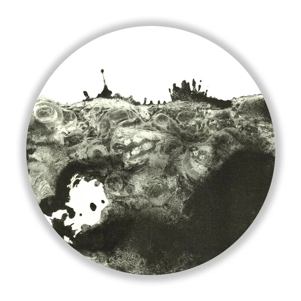 Future , 30 cm diameter, UV print on Plexiglass, 2015. Edition of 5
