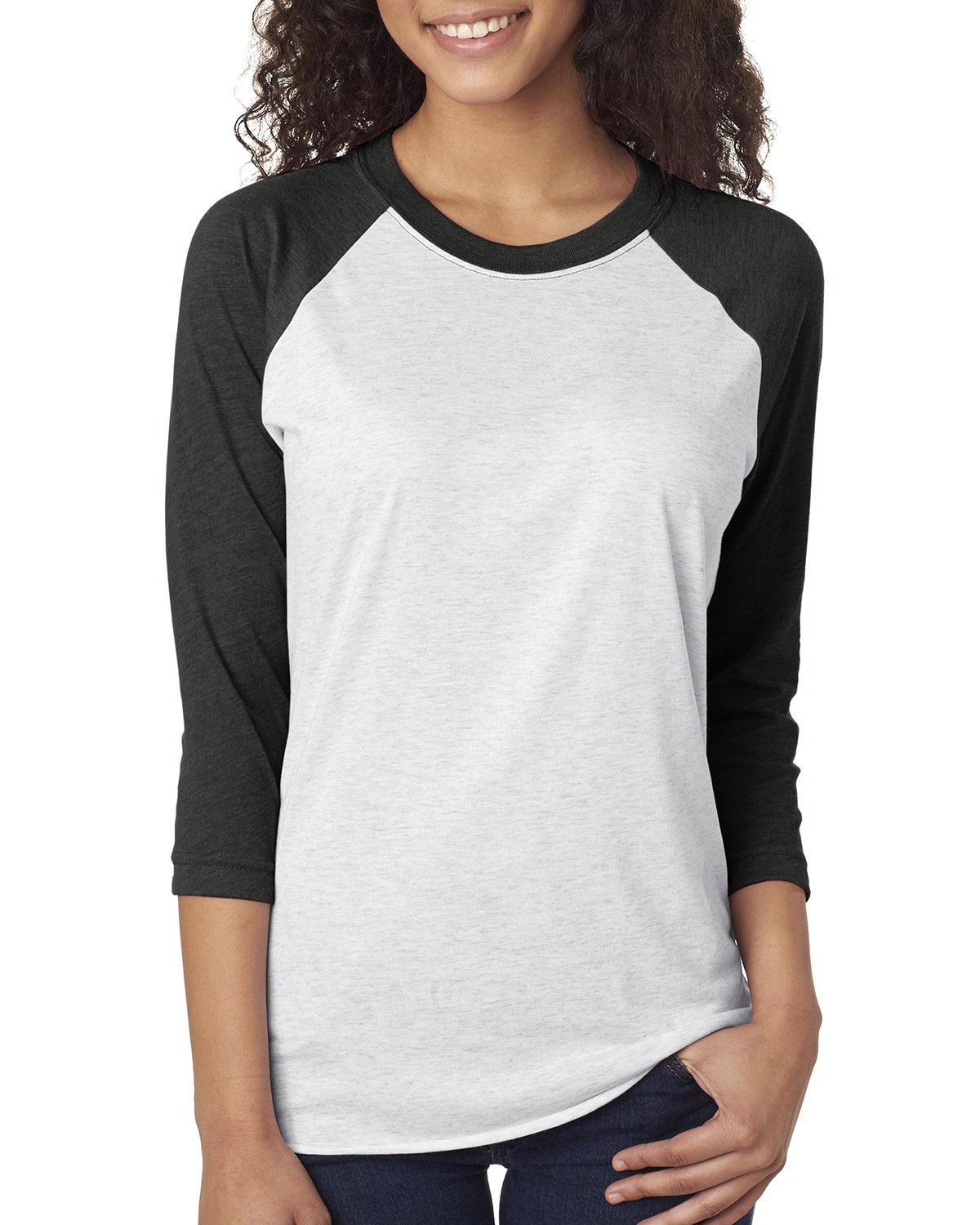 Next Level 3/4 Raglan #6051