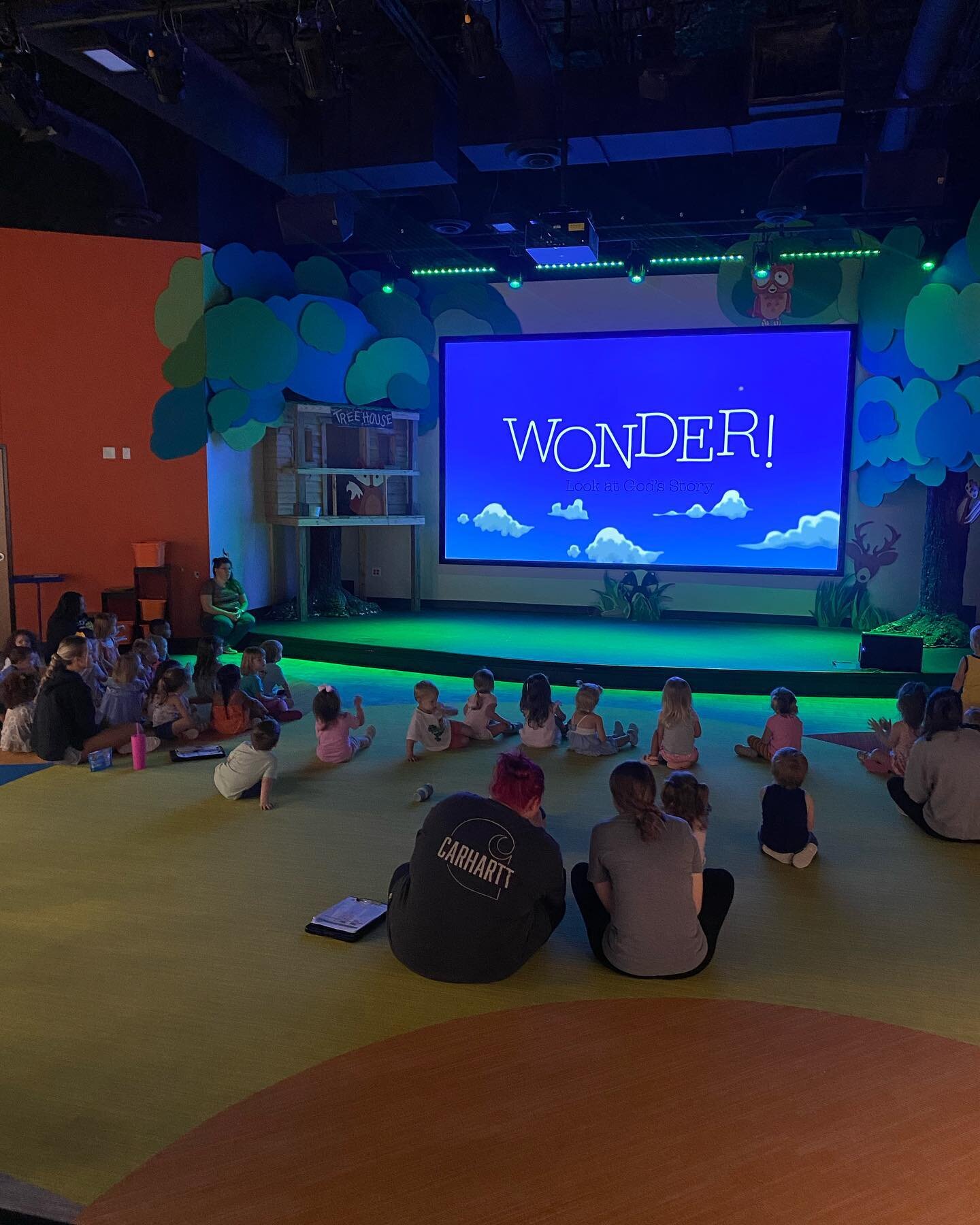 Wednesdays are for worship! TGP had our first ACORNS chapel service this morning, and it was a blast! ⛪️ We sang, prayed, and learned about God&rsquo;s creation. &ldquo;God saw everything he had made, and it was very good&rdquo; Genesis 1:31 💚