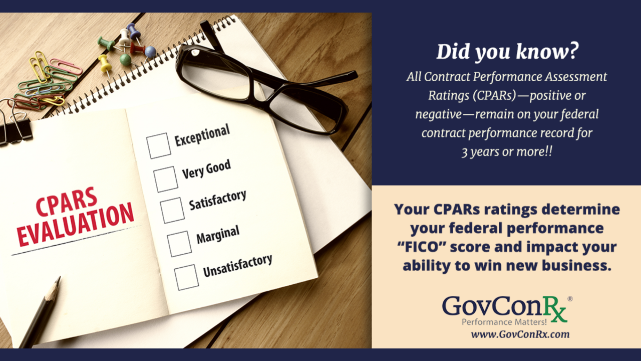 CPARS Revitalized on OASIS+ and MAPS – Will Your “Satisfactory” Ratings Become a Three-Year Liability?