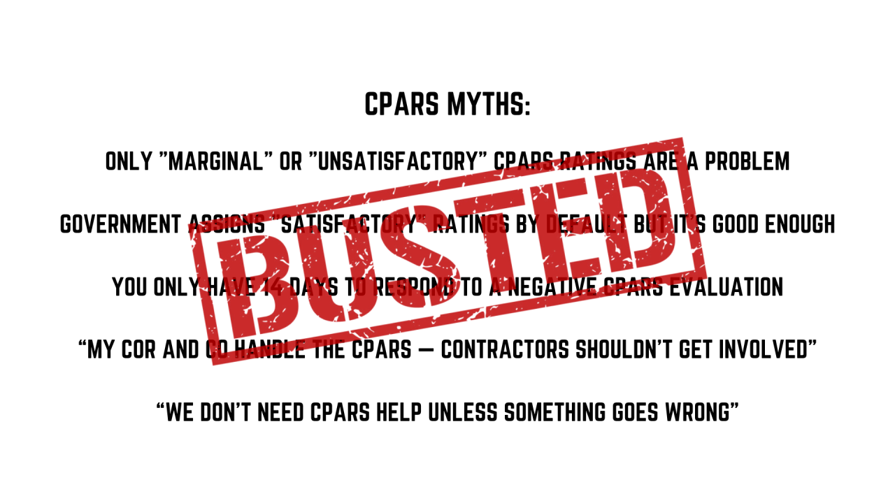 Debunk Harmful CPARS Myths in 2026!