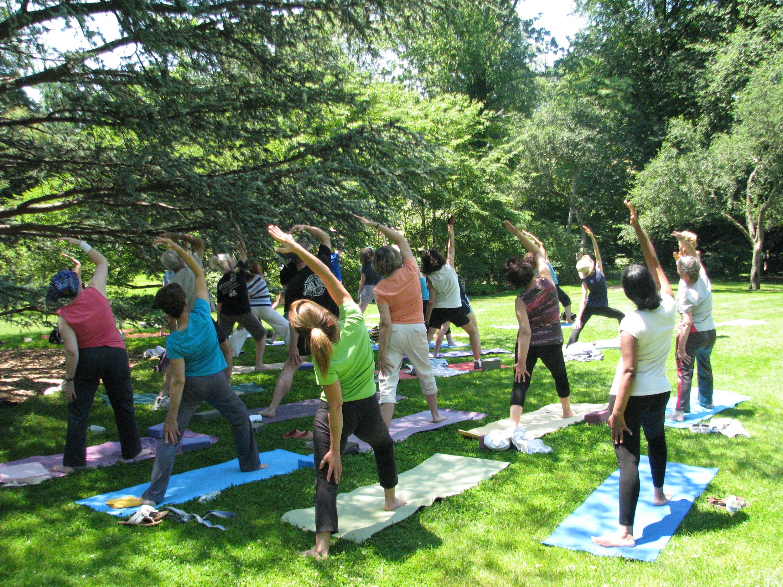 Yoga in the Gardens, 5/23