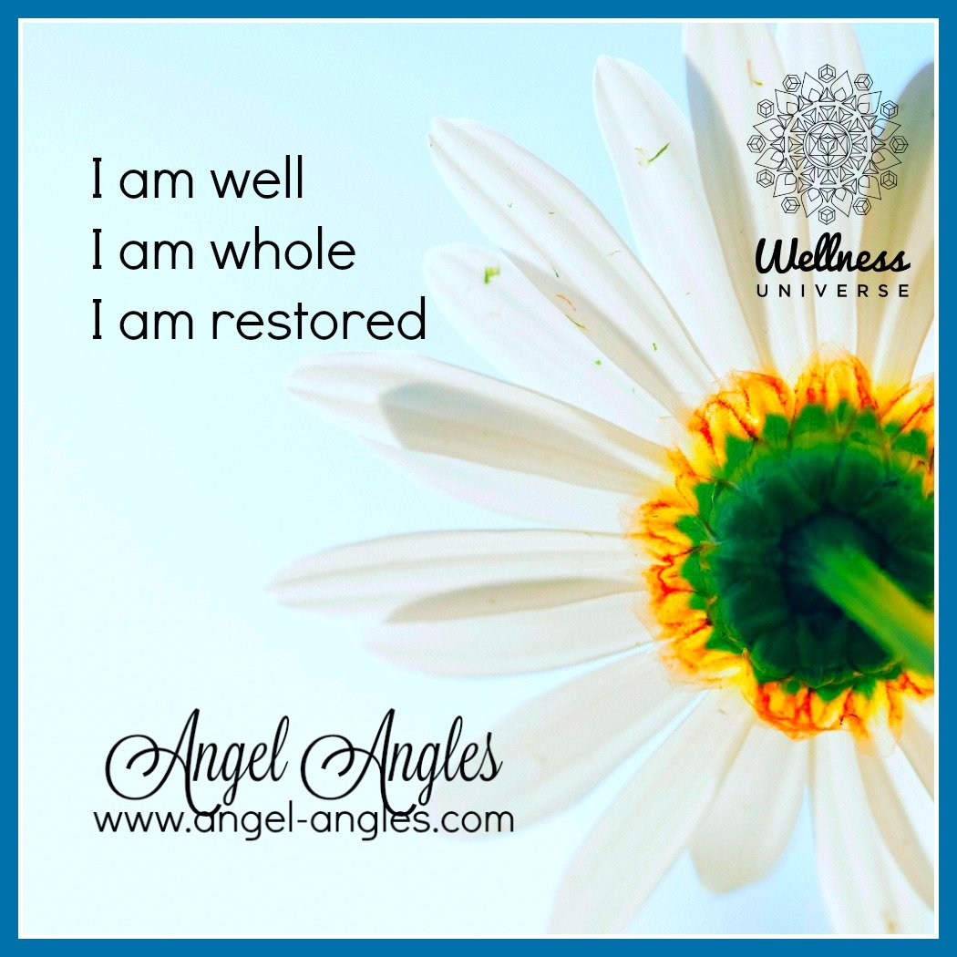 I am well. I am whole. I am restored. Yes, thank you, God. Amen, and so it is. 

Blessings of love, joy, and peace.
Love,
Janette 
.
.
#WUVIP #WUWorldChanger #IamWell #AffirmationsforHealth #Health #Vitality