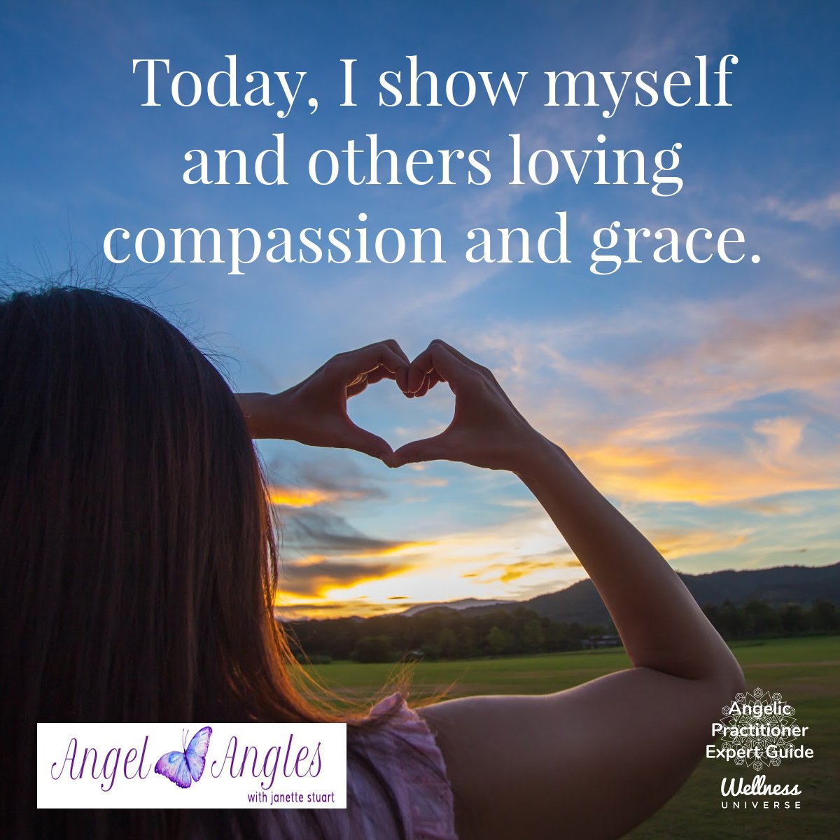 Hello, and welcome to your Angel Affirmation for Wed. Apr. 10, 2024, dear heart. 

Today, I show myself and others loving compassion and grace. Yes! Amen, and so it is. 

Blessings of love, joy, and peace.
Love,
Janette 
.
.
#WUVIP #WUWorldChanger #C