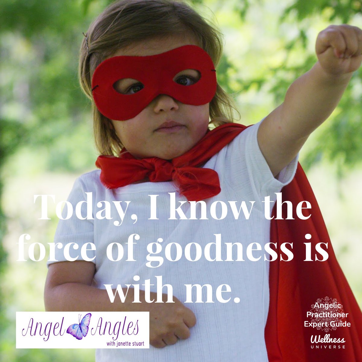 Hello and welcome to your Angel Affirmation and May the 4th be with you! 

Today, I know the force of goodness is with me. 

Tagging @JackieMacDonald who responded earlier that this affirmation was one of her favorites. 

Blessings of love, joy, and 