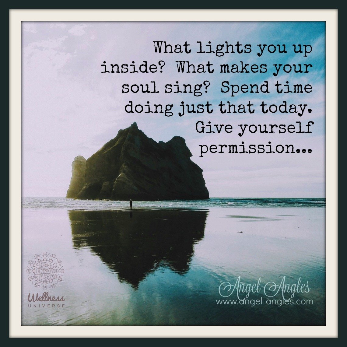 What lights you up, dear heart? What makes your soul sing? Spend some time doing just that today or tomorrow. Give yourself permission for this excellent self-care. You are worthy and deserving, indeed. 

Amen, and so it is. 

Blessings of love, joy,