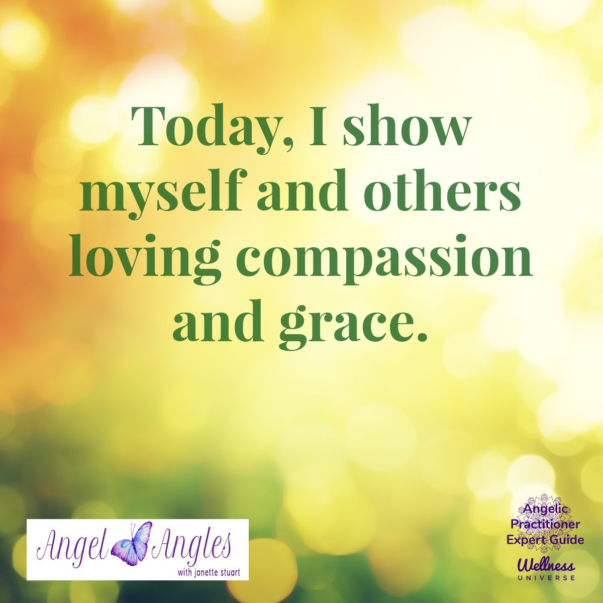 Hello and welcome to your Angel Affirmation for Fri. May 10, 2024. 

Today, I show myself and others loving compassion and grace. Yes! Amen, and so it is. 

Blessings of love, joy, and peace.
Love,
Janette 
.
.
#WUVIP #WUWorldChanger #AngelAffirmatio