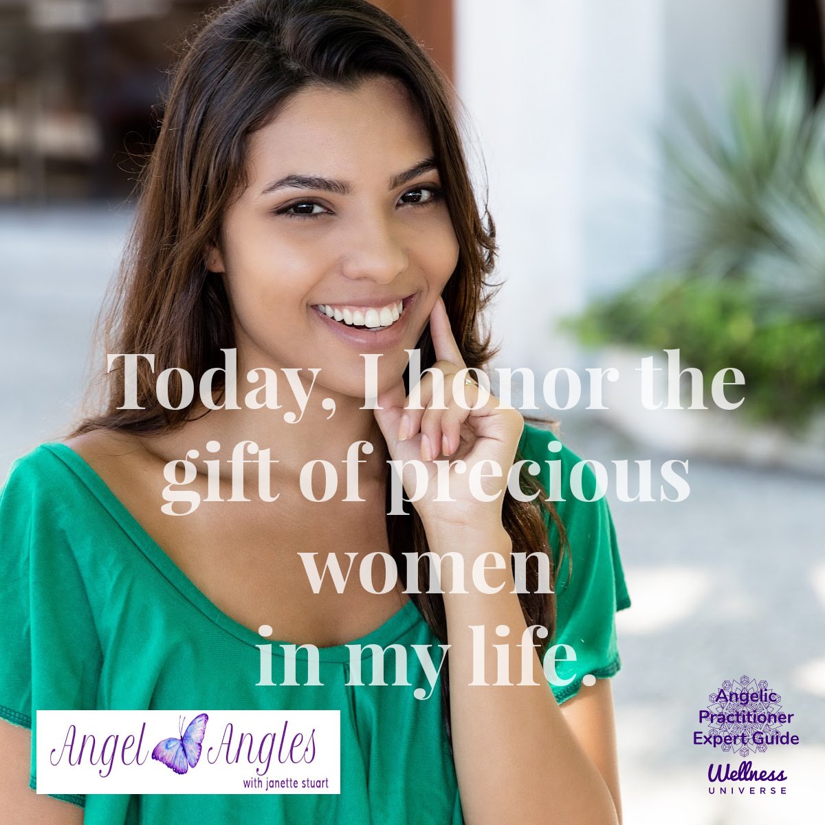 Hello and welcome to your Angel Affirmation for Sunday, May 12, 2024. 

Today, I honor the gift of precious women in my life. Yes! Amen, and so it is. 

Blessings of love, joy, and peace.
Love,
Janette 
.
.
#WUVIP #WUWorldChanger #AngelAffirmations #