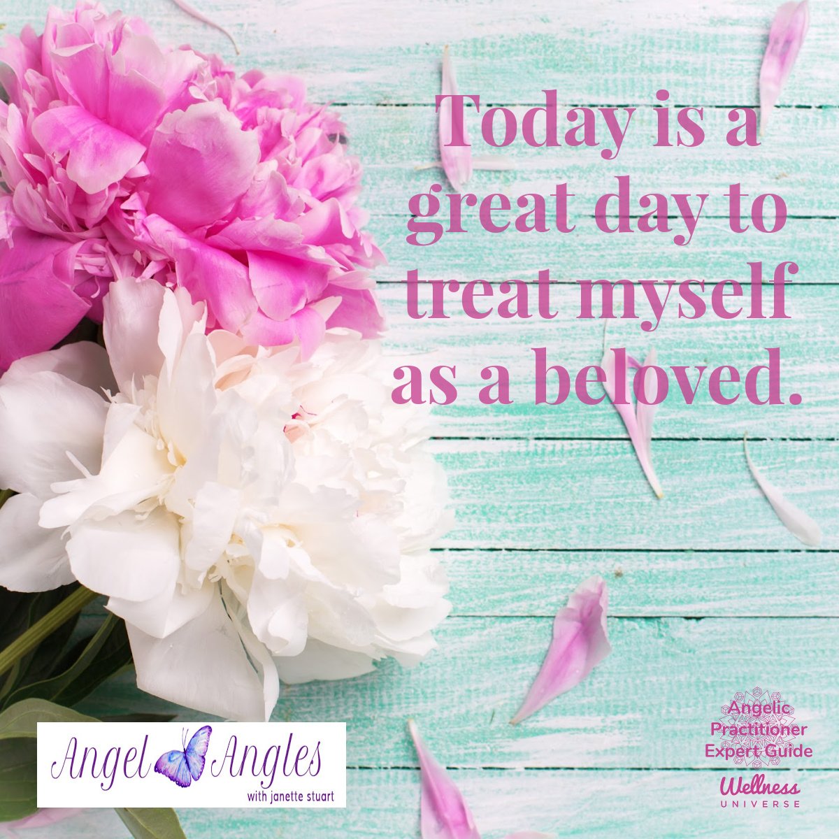 Hello and welcome to your Angel Affirmation for Sunday, May 19, 2024.

Today is a great day to treat myself as a beloved. Yes, indeedy. 

Blessings of love, joy, and peace.
Love,
Janette 
.
.
#WUVIP #WUWorldChanger #SelfCare #SelfLove #AngelAffirmati