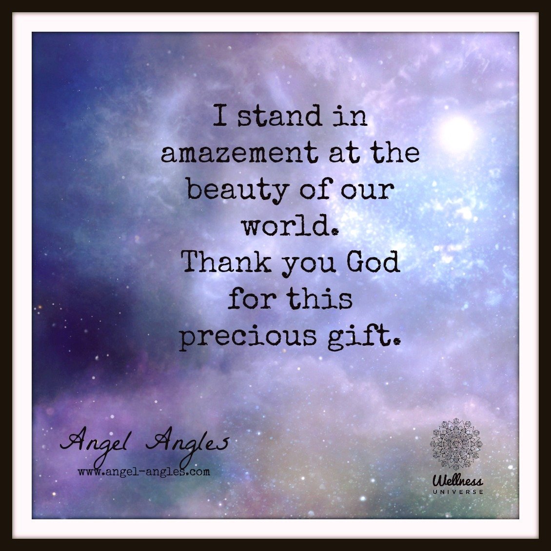 Thank you, God, for the precious gift of this beautiful world. I am amazed, and ever so grateful. 

What beauty are you finding in your world today, dear heart? 

Blessings of love, joy, and peace.
Love,
Janette 
.
.
#WUVIP #WUWorldChanger #Beautiful