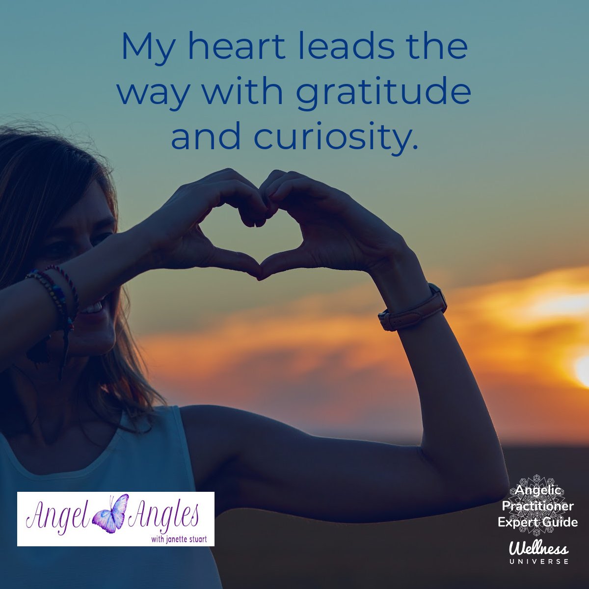 Hello and Happy Friday. Here's your Angel Affirmation for Jun 6, 2025. 

My heart leads the way with griatude and curiosity. Yes! Amen, and so it is. 

Blessings of love, joy, and peace always,
Love,
Janette 
.
.
#WUVIP #WUWorldChanger #LeadWithYourH