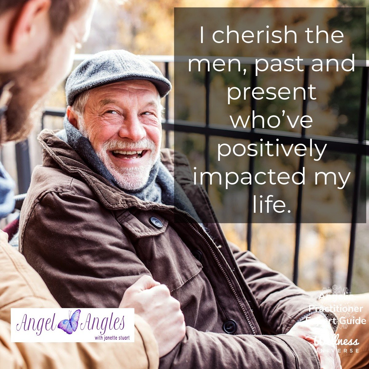 Hello and Happy Sunday, June 15, 2025. Here's your Father's Day Angel Affirmation. 

I cherish the men, past and present wholve positively impacted my life. 

Yes, amen, and so it is. 

Blessings of love, joy, and peace.
Love,
Janette 
.
.
#WUWorldCh
