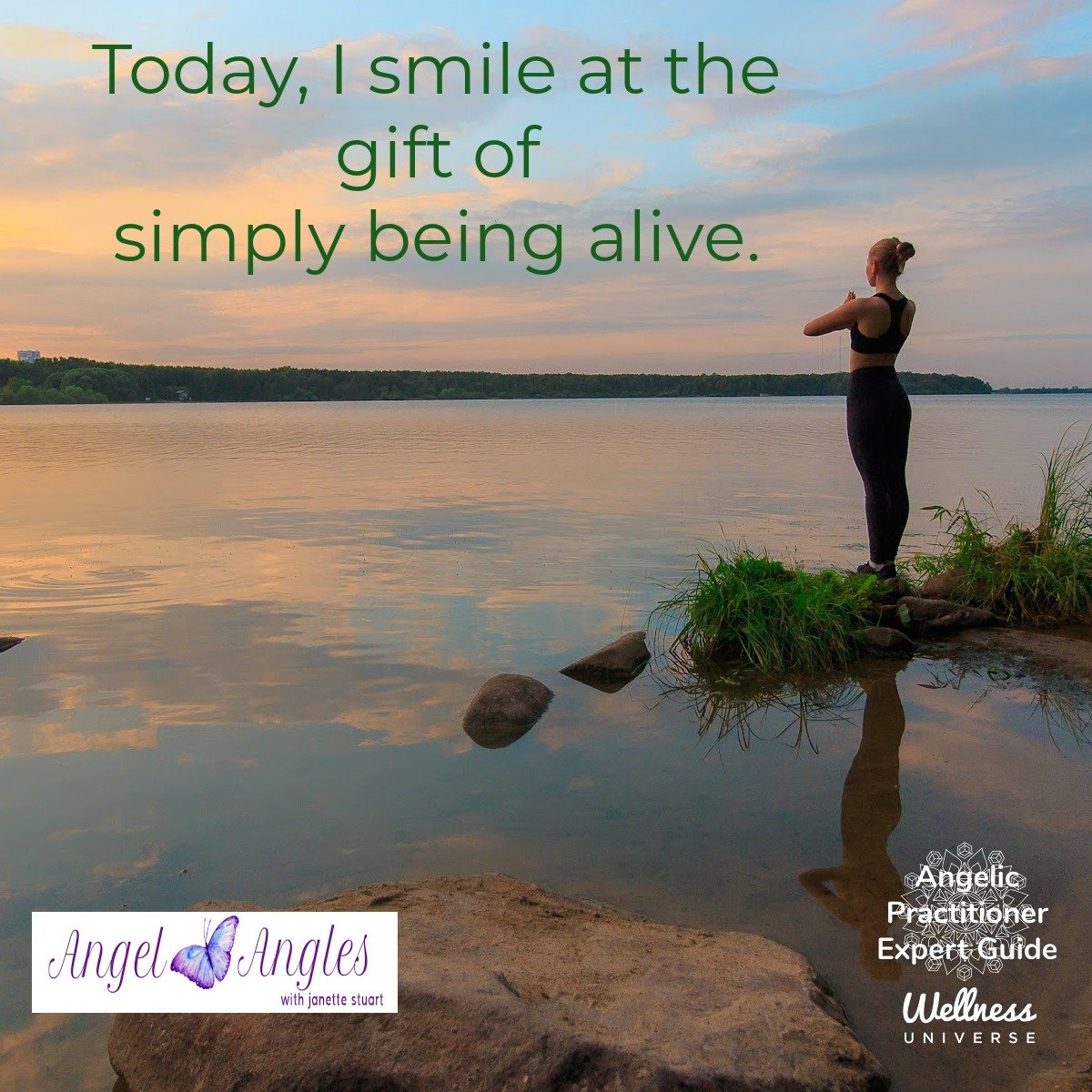 Hello and welcome to your Angel Affirmation for Thursday, June 26, 2025. 

Today, I smile at the gift of simply being alive. 

Ahhhh, yes, amen, and so it is. 

Blessings of love, joy, and peace.
Love,
Janette 
.
.
#WUVIP #WUWorldChanger #AngelAffirm