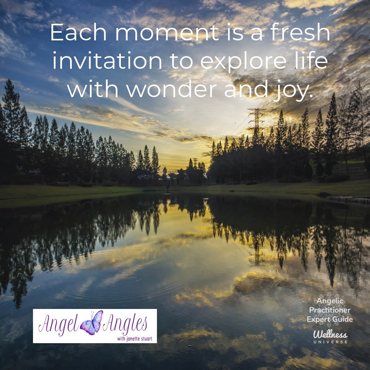 Hello and welcome to your Angel Affirmation for Wed. July 2, 2025. 

Each moment is a fresh invitation to explore life with wonder and joy. 

Yes, amen, and so it is. 

Blessings of love, joy, and peace.
Love,
Janette 
.
.
#WUVIP #WUWorldChanger #Ang