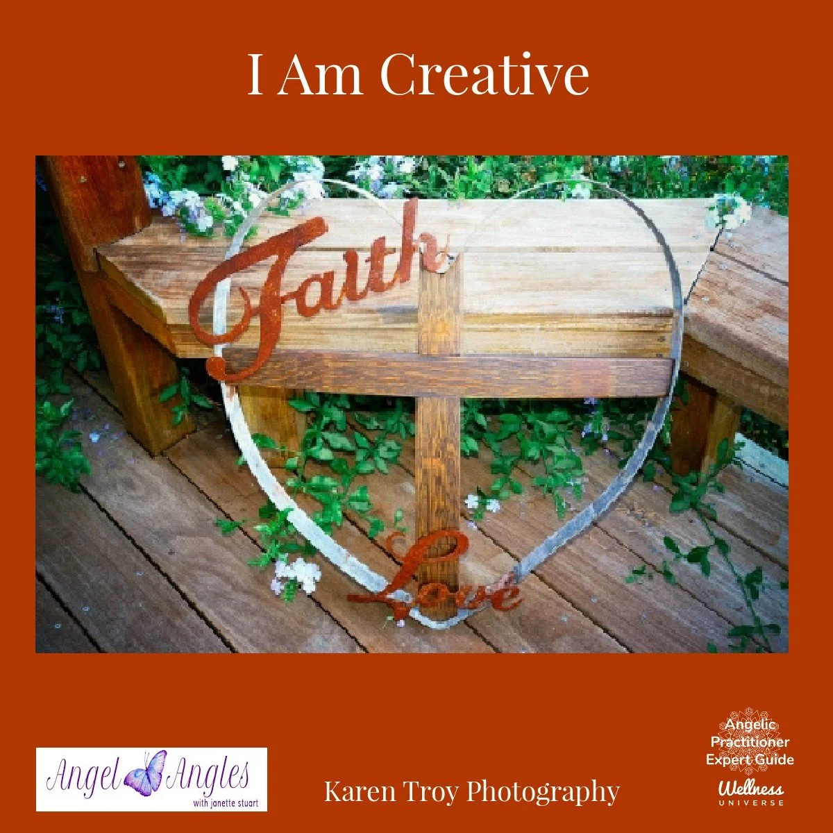 Day 5 &ndash; I Am Creative

Yes, beautiful one, you are creative.  You don&rsquo;t have to be an artist to be a creative soul.  We are made in the likeness and image of the Creator of All That Is, and we have creative genius flowing through us at al