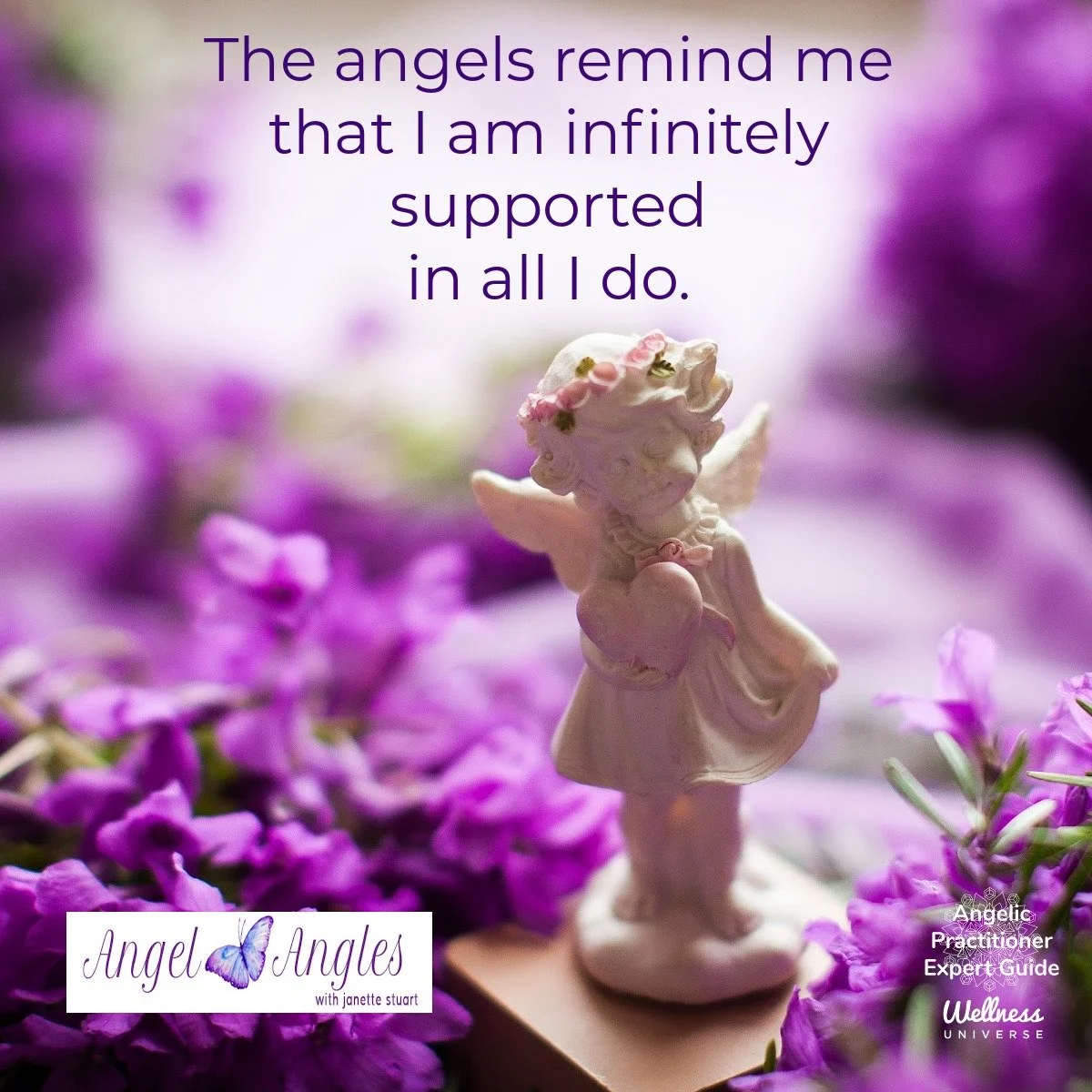 Hello and happy Friday, Aug. 8, 2025. Here's your Angel Affirmation of the Day. 

The angels remind me that I am infinitely supported in all I do. Yes, amen, and so it is. 

Blessings of love, joy, and peace.
Love,
Janette 
.
.
#WUVIP #WUWorldChanger