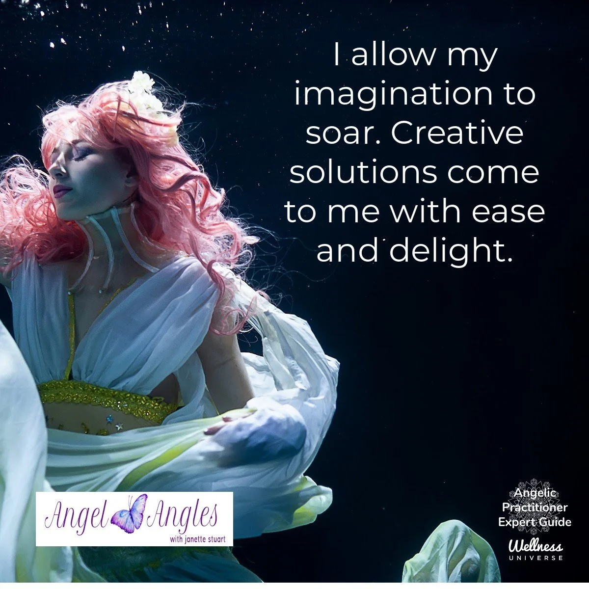 Hello and happy Saturday, Aug. 9, 2025. Here's your Angel Affirmation of the Day. 

I allow my imagination to soar. Creative solutions come to me with ease and delight. 

Blessings of love, joy, and peace.
Love,
Janette 
.
.
#WUWorldChanger #WUVIP #I