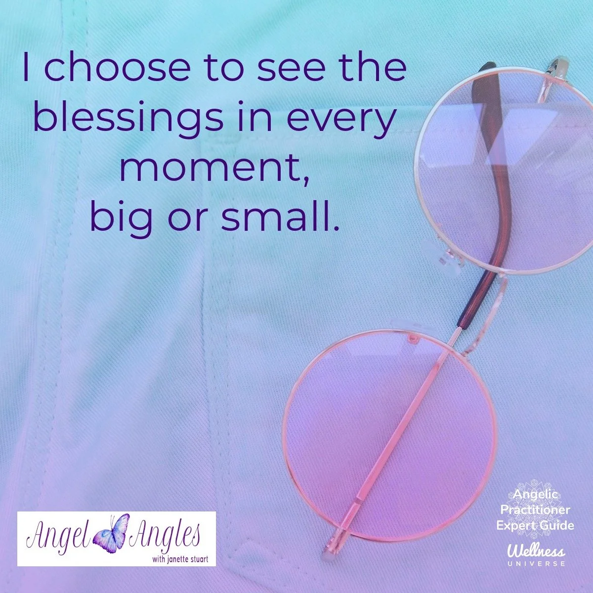 Hello and welcome to your Angel Affirmation for Tuesday, Nov. 18, 2025. 

I choose to see the blessings in every moment, big or small. 

Amen, and so it is. 

Blessings of love, joy, and peace.
Love,
Janette 
.
.
#WUVIP #WUWorldChanger #AngelAffirmat