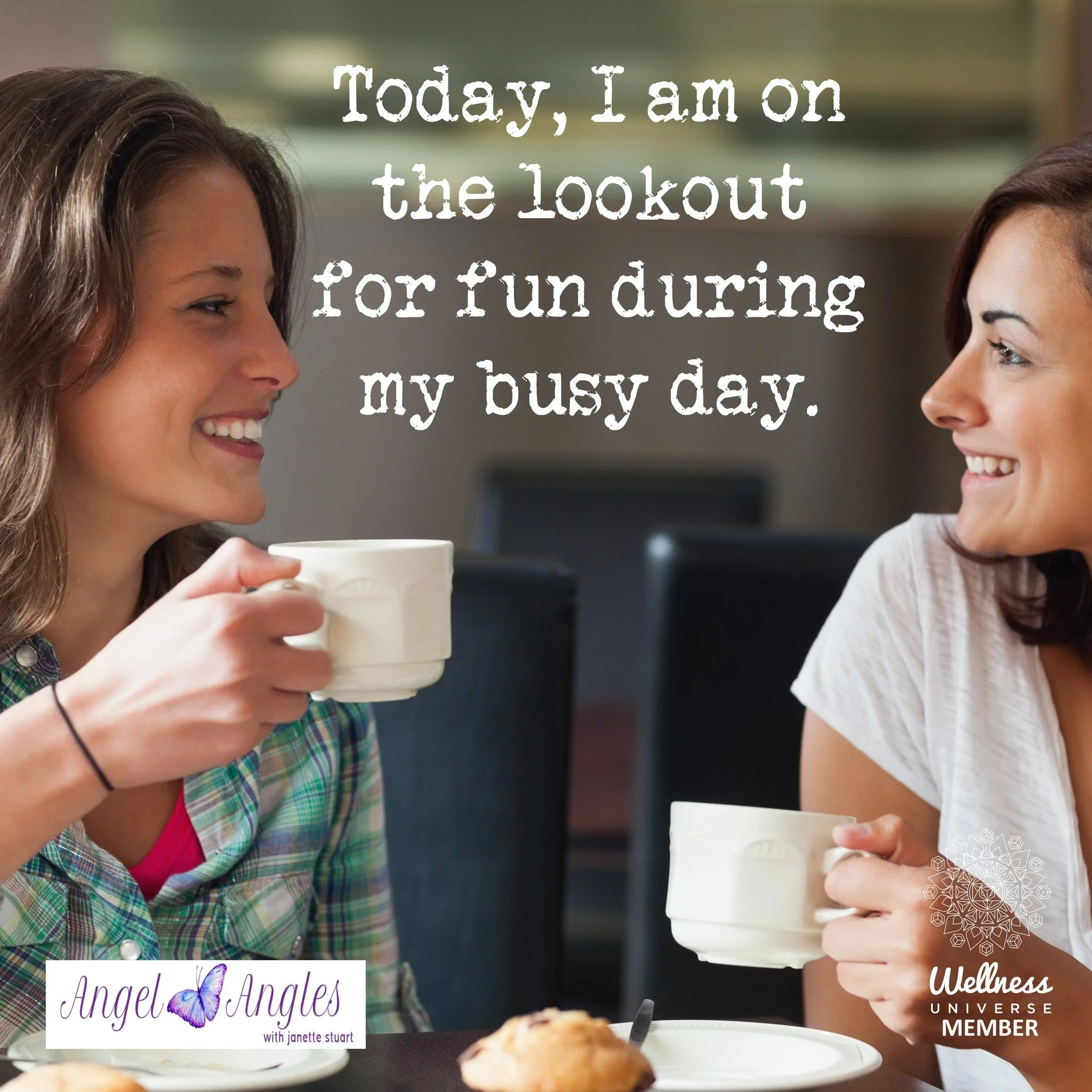 And on this busy Monday, will you be on the lookout for fun as you get things done?! 

Blessings of love, joy, and peace.
Love,
Janette 
.
.
#WUVIP #WUWorldChanger #Fun #Positivity