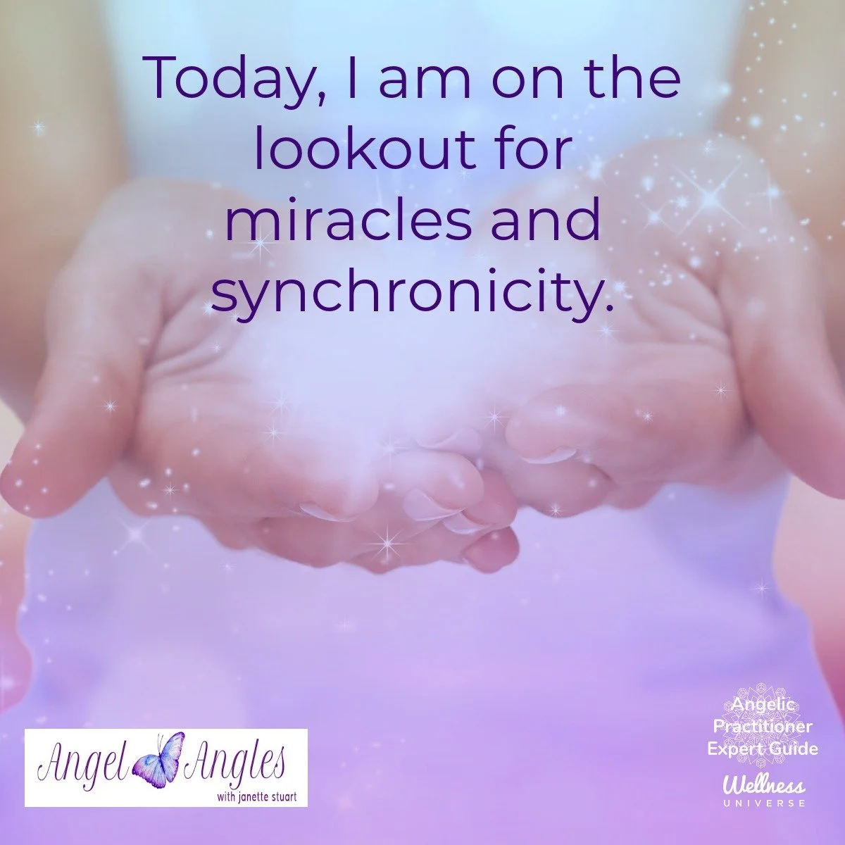 Hello and welcome to your Angel Affirmation for Sunday, Nov. 16, 2025. 

Today, I am on the lookout for miracles and synchronicity. 

May I rejoice when I find them. Amen, and so it is. 

Blessings of love, joy, and peace. 
Love,
Janette 
.
.
#AngelA