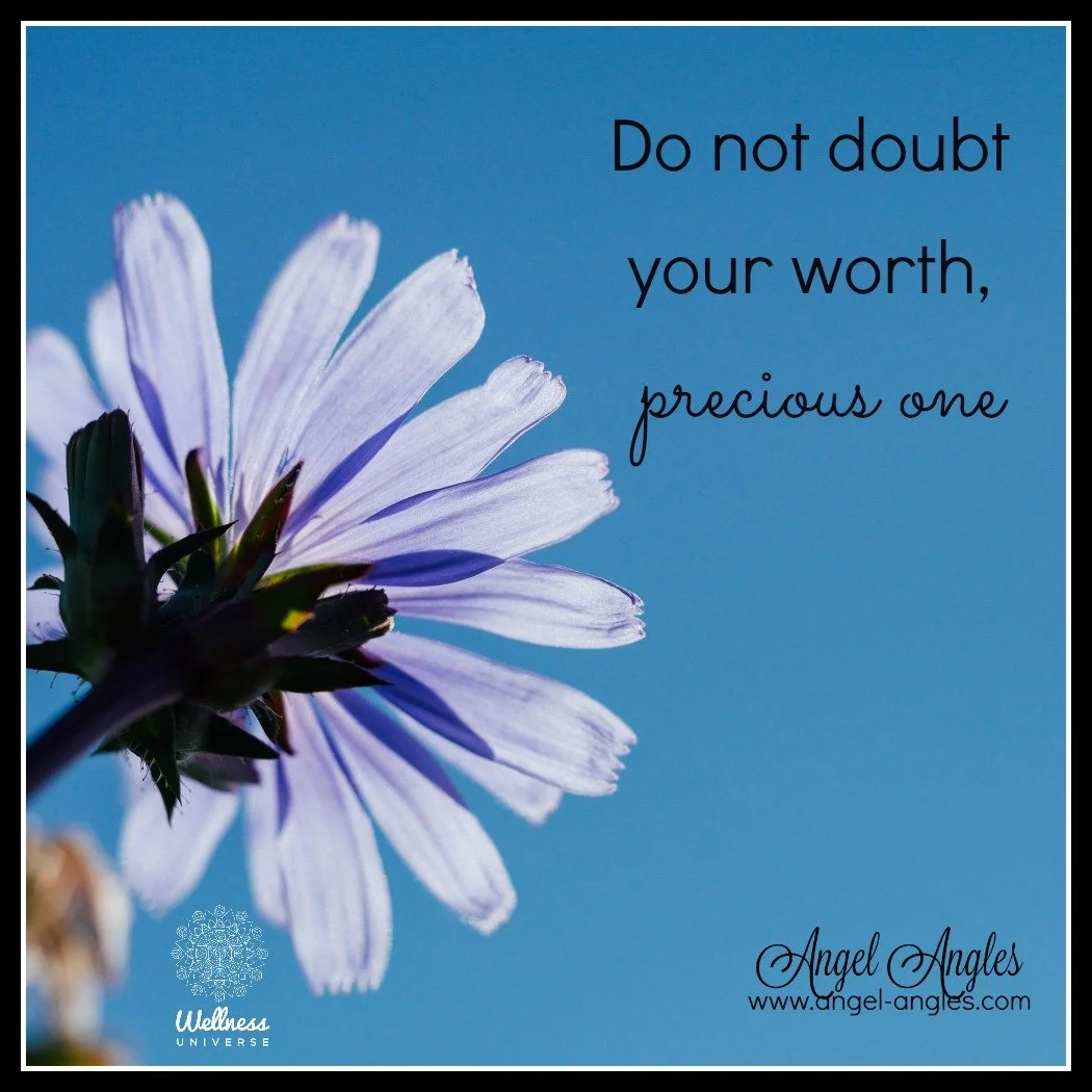 Several years ago, I was in a writer's group and asked the angels for a message that I could write about. I was expecting something different but this message clearly came and I received it with a grateful heart. 

Do not doubt your worth, precious o