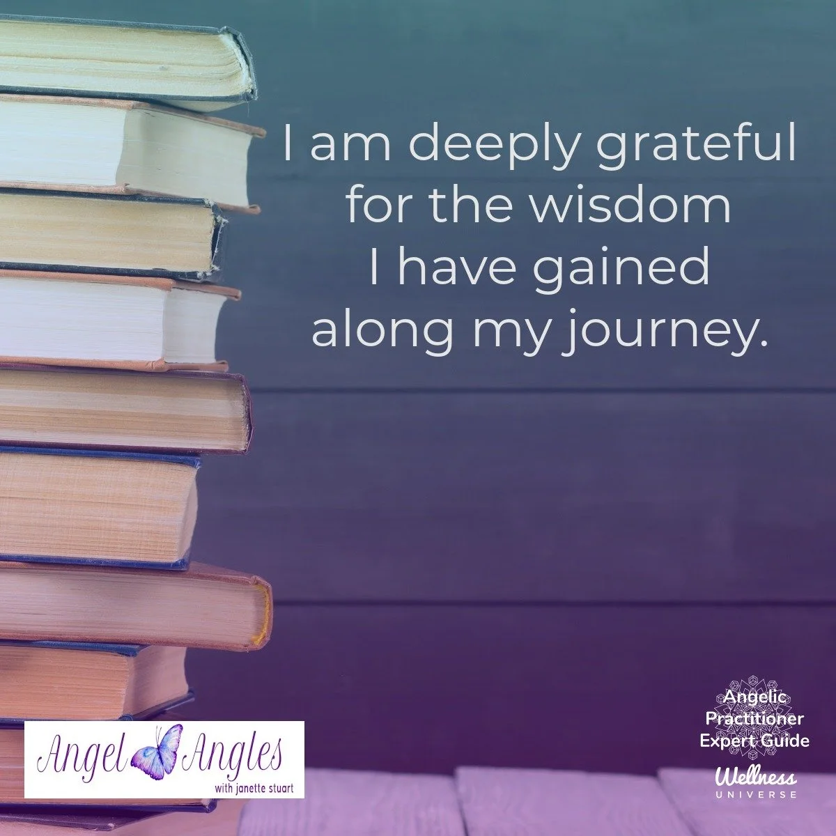 Hello and happy Friday, Nov. 28, 2025. Here's your Angel Affirmation of the Day. 

I am deeply grateful for the wisdom I have gained along my journey. 

Blessings of love, joy, and peace. 
Love,
Janette 
.
.
#WUVIP #WUWorldChanger #Gratitude #AngelAf