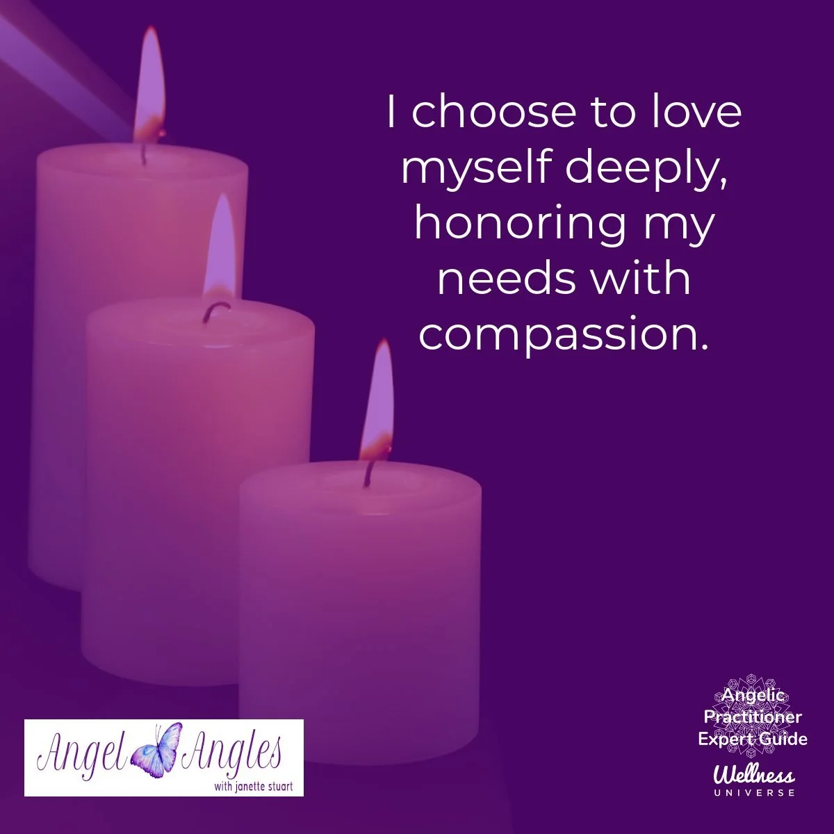 Hello and happy Sunday, Dec. 14, 2025. Here's your Angel Affirmation of the Day. 

I choose to love myself deeply, honoring my needs with compassion. 

Blessings of love, joy, and peace. 
Love,
Janette 
.
.
#WUVIP #WUWorldChanger #AngelAffirmations #