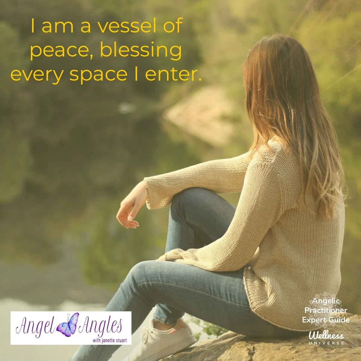 Hello and happy Saturday, Dec. 20, 2025. Here's your Angel Affirmation of the Day. 

I am a vessel of peace, blessing every space I enter. 

Yes, amen, and so it is. 

Blessings of love, joy, and peace. 
Love,
Janette 
.
.
#WUVIP #WUWorldChanger #Ang