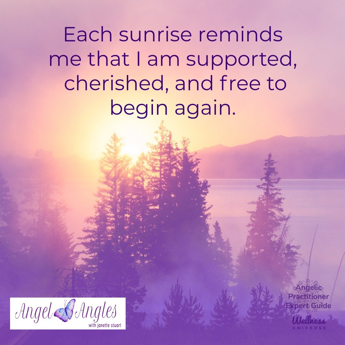 Hello and happy Friday, Jan. 2, 2026. Here's your Angel Affirmation of the Day. 

Each sunrise reminds me that I am supported, cherished, and free to begin again.

Why use angel affirmations?
Angel affirmations can be especially powerful because they