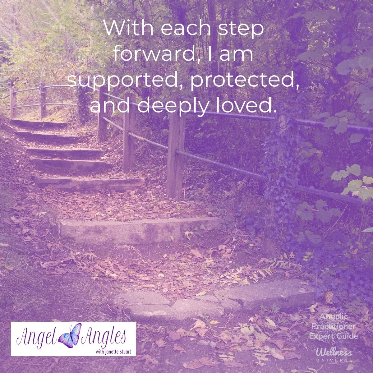 Hello and happy Thursday, Jan. 15, 2026. Here's your Angel Affirmation of the Day. 

With each step forward, I am supported, protected, and deeply loved. 

Yes, amen, and so it is. 

Blessings of love, joy, and peace. 
Love,
Janette 
.
.
#WUVIP #WUWo