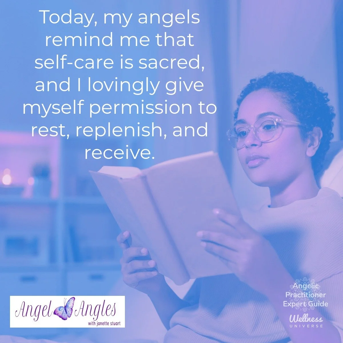 Hello and welcome to your Angel Affirmation for Sunday, Feb. 1, 2026. 

Today, my angels remind me that self-care is sacred, and I lovingly give myself permission to rest, replenish, and receive. 

Yes, amen, and so it is. 

Blessings of love, joy, a