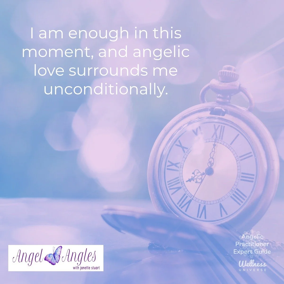 Hello and happy Wednesday, Feb. 11, 2026. Here's your Angel Affirmation for the Day. 

I am enough in this moment, and angelic love surrounds me unconditionally. 

Yes. Amen, and so it is. 

Blessings of love, joy, and peace.
Love,
Janette 
.
.
#WUVI