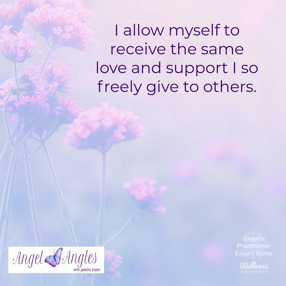 I overlooked this Angel Affirmation for Thursday, Feb. 12, 2026, but it's too good to bypass. All in perfect timing. 

I allow myself to receive the same love and support I so freely give to others. 

May it bless you even if it is belated. 

Blessin
