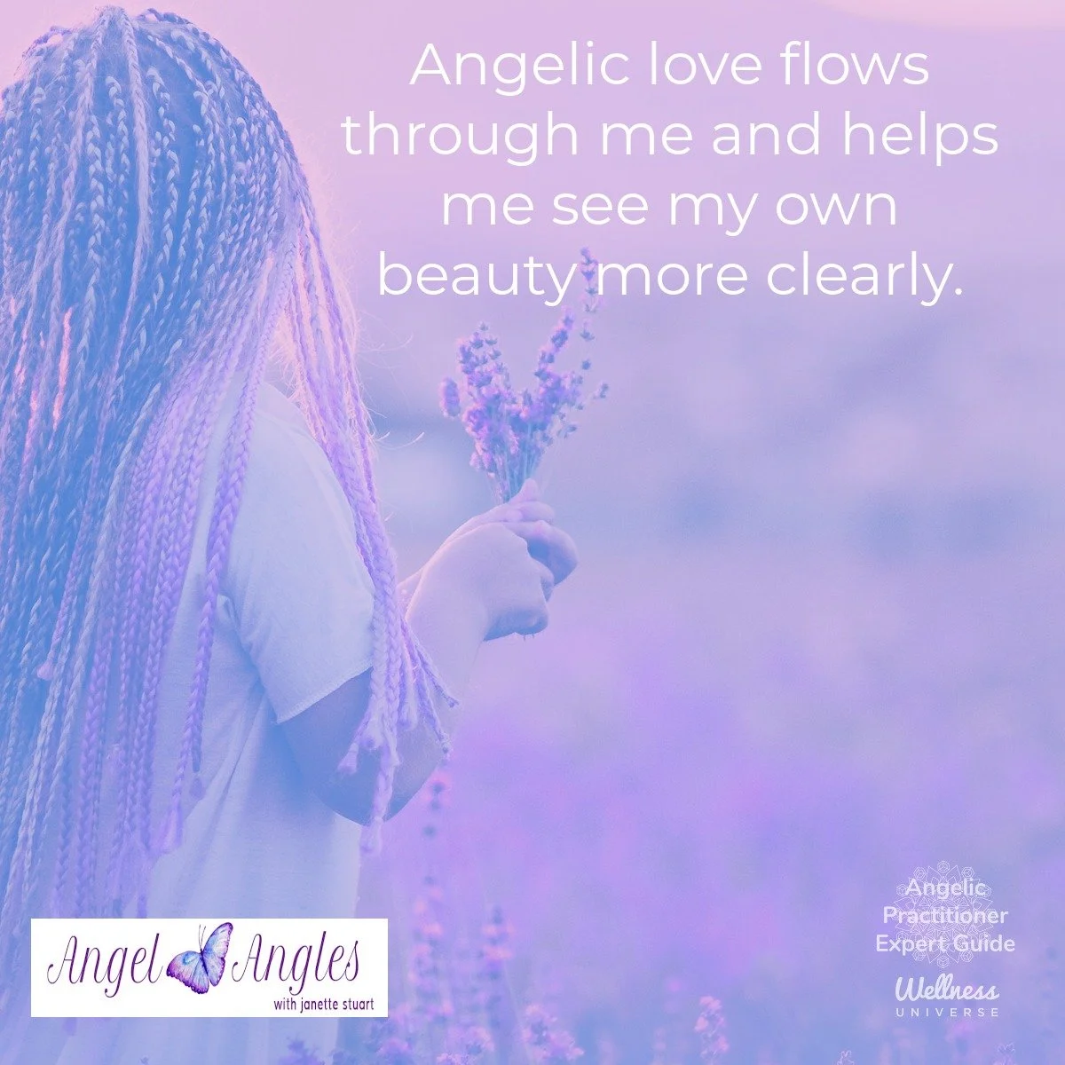 Hello and welcome to your Angel Affirmation for Tuesday, Feb. 17, 2026. 

Angelic love flows through me and helps me see my own beauty more clearly. 

Blessings of love, joy, and peace.
Love,
Janette
.
.
#WUVIP #WUWorldChanger #AngelAffirmations #Ang