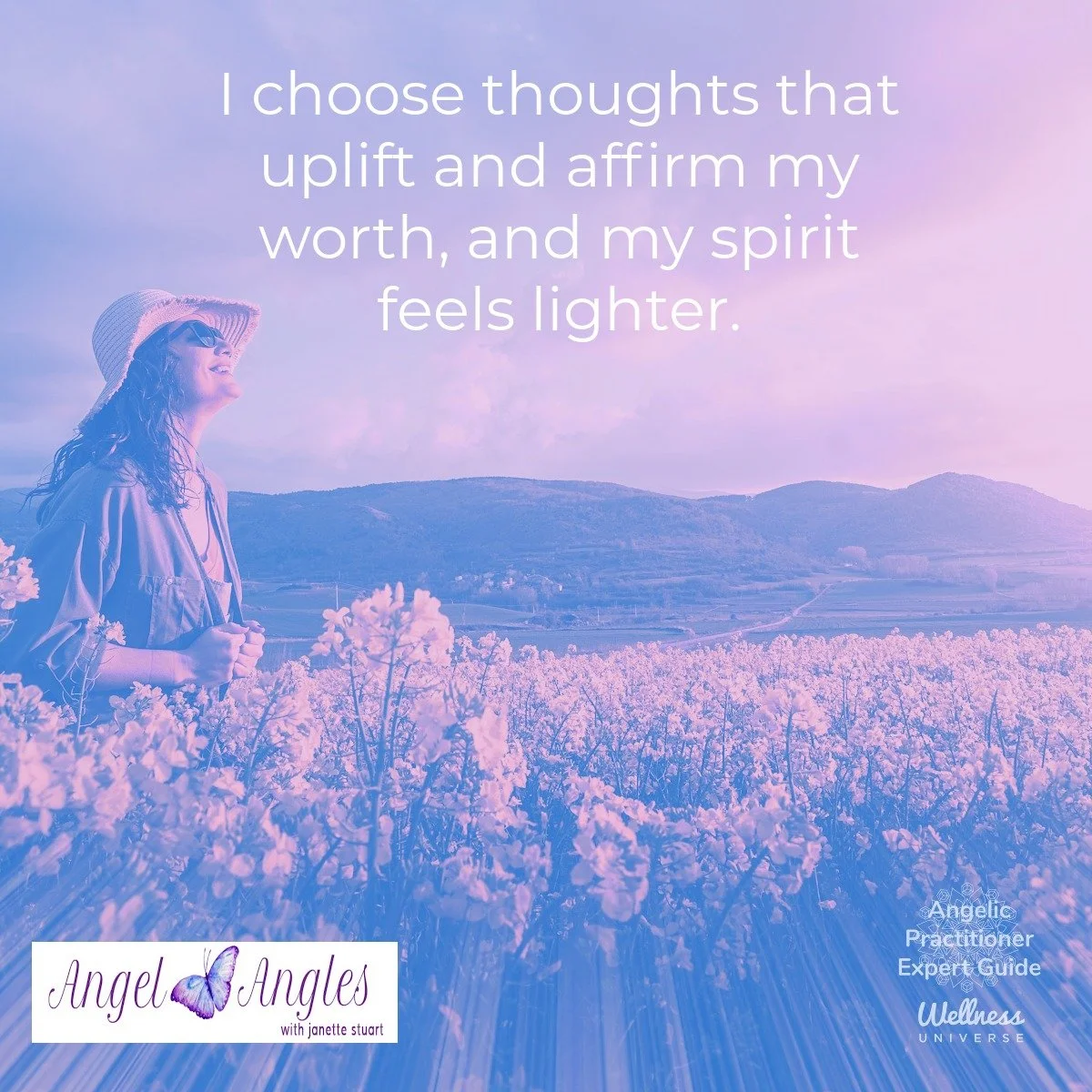Hello and welcome to your Angel Affirmation for Thursday, Feb. 26, 2026. 

I choose thoughts that uplift and affirm my worth, and my spirit feels lighter. 

Blessings of love, joy, and peace.
Love,
Janette 
.
.
#WUVIP #WUWorldChanger #EmpoweringThoug