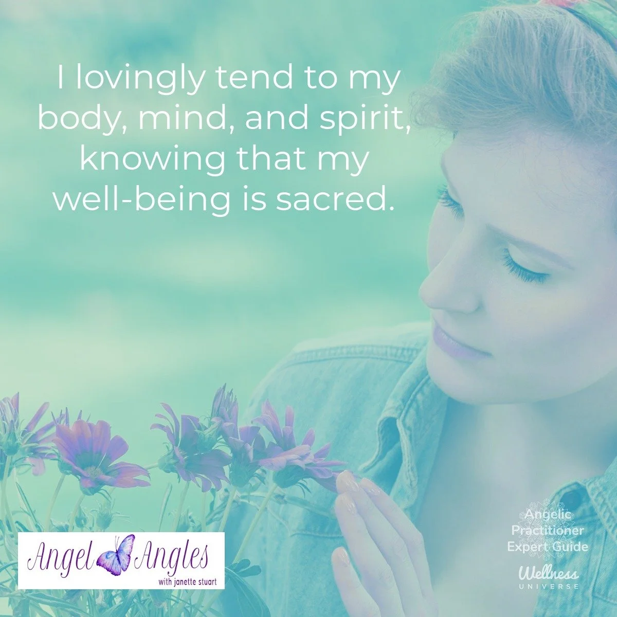 Hello and welcome to your Angel Affirmation for Sunday, Mar. 1, 2026. 

I lovingly tend to my body, mind, and spirit, knowing that my well-being is sacred. 

Sunday is a wonderful day for some tender, loving self-care. 

Blessings of love, joy, and p