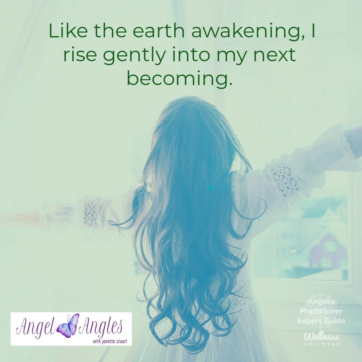 Hello and welcome to your Angel Affirmation for Tuesday, Mar. 3, 2026. 

Like the earth awakening, I rise gently into my next becoming. 

Yes, amen, and so it is. 

Blessings of love, joy, and peace.
Love,
Janette 
.
.
#WUVIP #WUWorldChanger #AngelAf