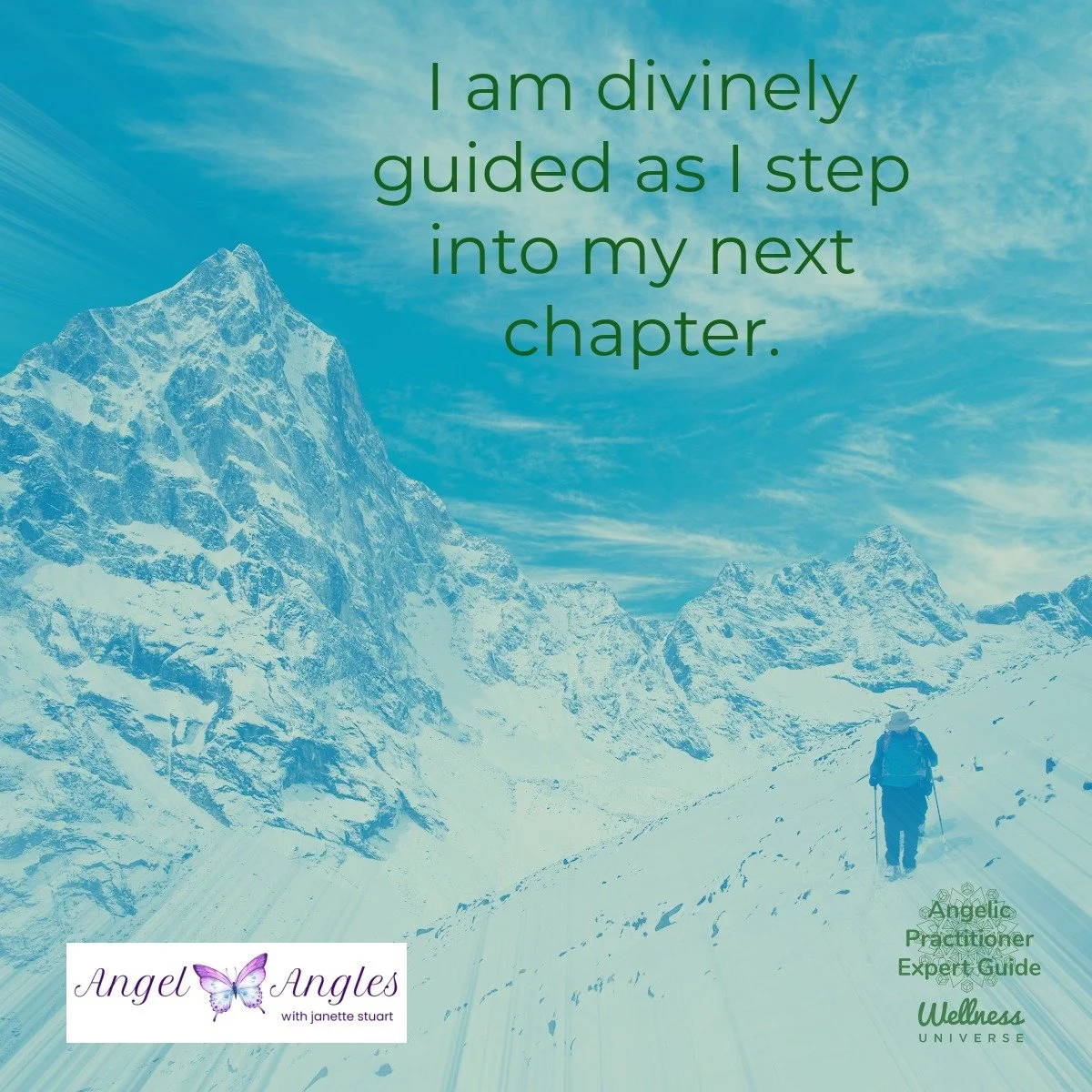 Hello and welcome to your Angel Affirmation for Wed. Mar. 18, 2026. 

I am divinely guided as I step into my next chapter. 

Blessings of love, joy, and peace. 
Love,
Janette 
.
.
#WUVIP #WUWorldChanger #AngelAffirmations #DivinelyGuided