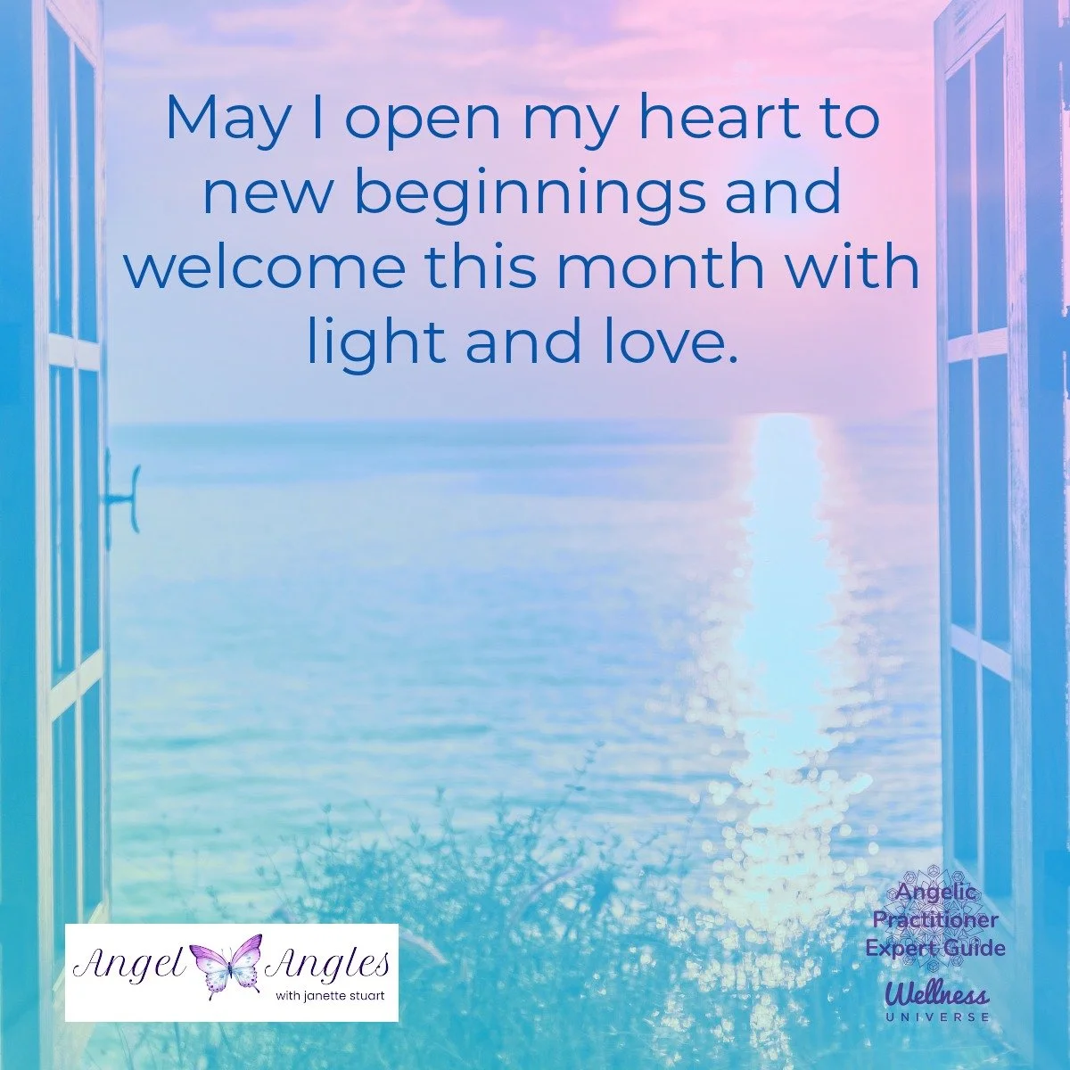 Hello and welcome to your Angel Affirmation for Friday, May 1, 2026. 

May I open my heart to new beginnings and welcome this month with light and love. 

All of our Angel Affirmations during the month of May will begin with May I...

Blessings of lo