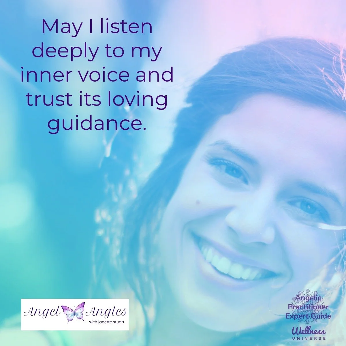 Hello and happy Friday, May 8, 2026. Here's your Angel Affirmation of the Day. 

May I listen deeply to my inner voice and trust its loving guidance. 

Yes, amen, and so it is. 

Blessings of love, joy, and peace.
Love,
Janette 
.
.
#WUVIP #WUWorldCh