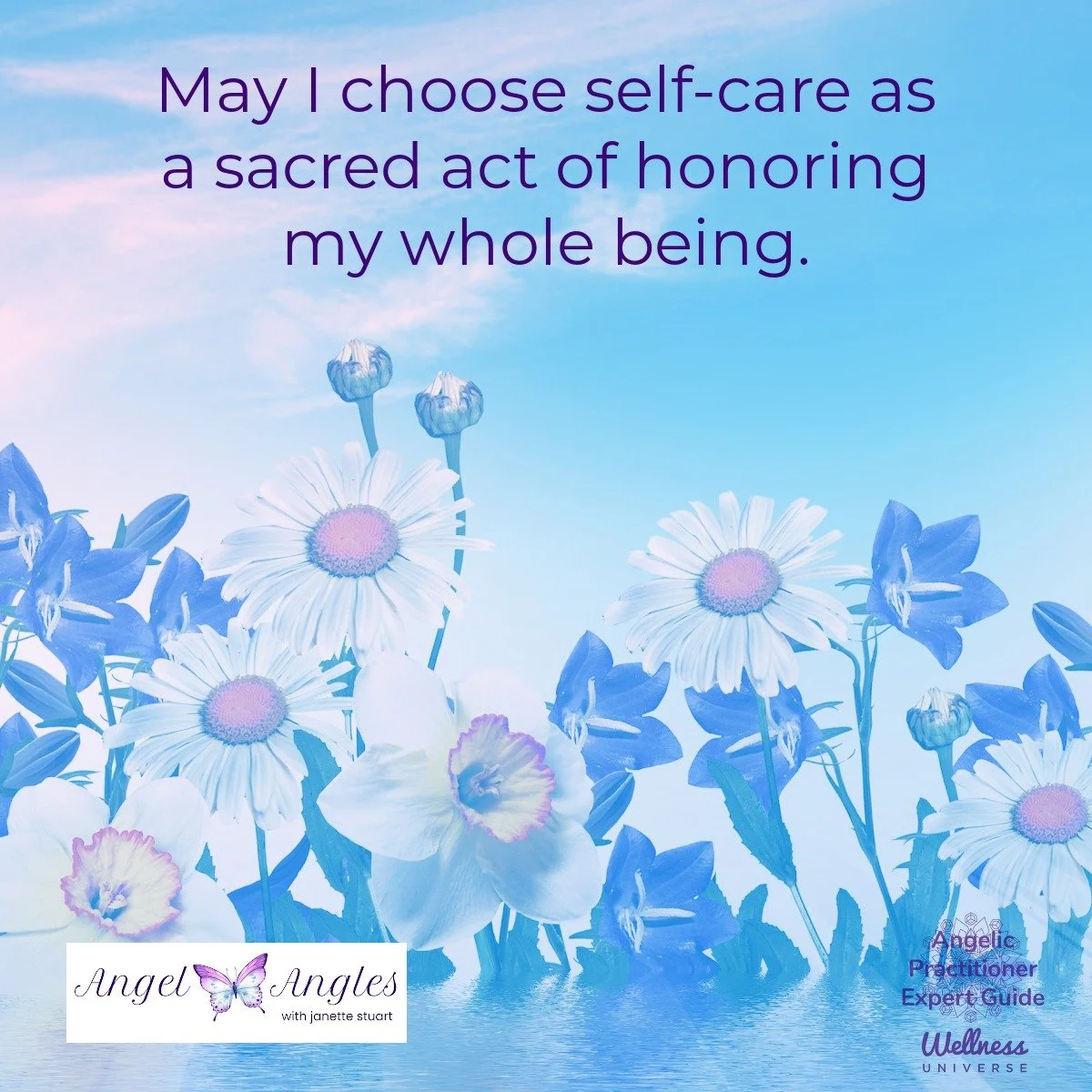 Your Angel Affirmation for Sunday, May 10, 2026. 

May I choose self-care as a sacred act of honoring my whole being. 

Blessings of love, joy, and peace.
Love,
Janette 
.
.
#WUVIP #WUWorldChanger #AngelAffirmation #SelfCare